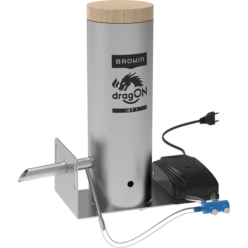 Udiareň s Wi‑Fi, 200 L – dragON WOOD 100IQ s elektrickým vykurovacím modulom a regulátorom, vykurovaná drevom - 13
