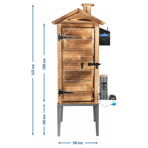 Udiareň s Wi‑Fi, 200 L – dragON WOOD 100IQ s elektrickým vykurovacím modulom a regulátorom, vykurovaná drevom - 4