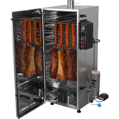 Údiarňa dragON oceľová 220 l – s digitálnym regulátorom - 4