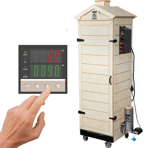 Údiarňa dragON PLYWOOD NATURE – bezrámová, modulárna, s digitálnym regulátorom, 320 l