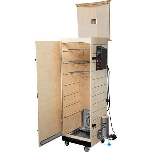 Údiarňa dragON PLYWOOD NATURE – bezrámová, modulárna, s digitálnym regulátorom, 320 l - 3