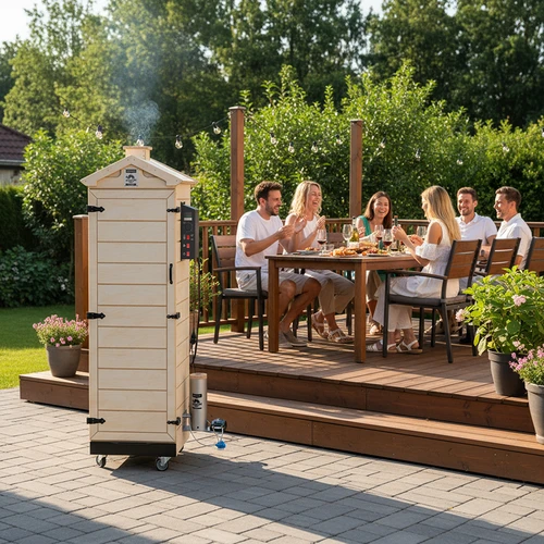 Údiarňa dragON PLYWOOD NATURE – bezrámová, modulárna, s digitálnym regulátorom, 320 l - 13