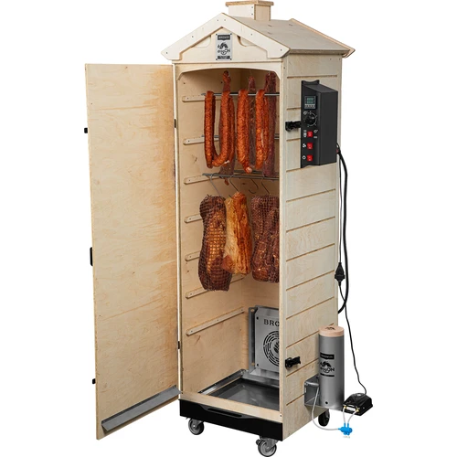 Údiarňa dragON PLYWOOD NATURE – bezrámová, modulárna, s digitálnym regulátorom, 320 l - 4