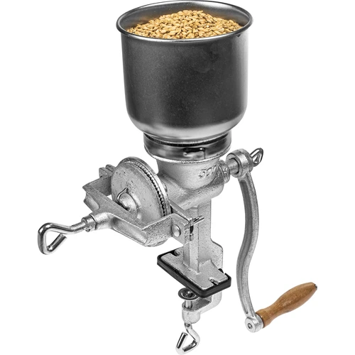 Univerzálny mlynček na obilie, stolový šrotovník - 1 kg - 2 ['šrotovník na obilie', ' šrotovník na slad', ' ručný šrotovník', ' na drvenie obilia', ' šrotovník na pivo', ' drvič na obilie']