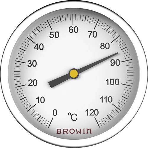 Univerzálny teplomer (0°C do +120°C) 5cm - 2 ['teplomer do udiarne', ' tesný teplomer', ' teplomer do destilátora']
