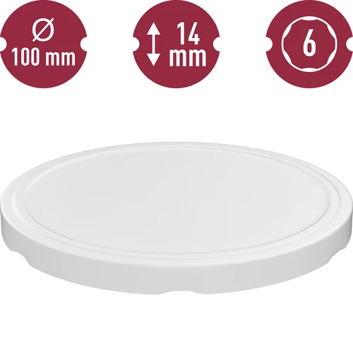 Uzáver fi 100 biely - 10 ks. - 3 ['uzáver', ' uzávery', ' viečko', ' viečka', ' fi100', ' fi 100']