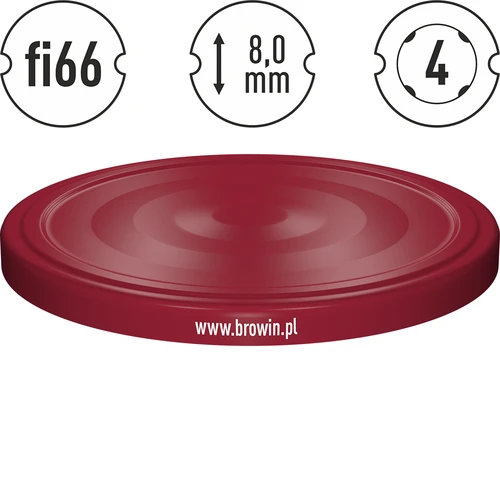 Uzáver fi 66 bordový - 10 ks. - 4 ['uzávery na poháre', ' uzáver 4 úchyty', ' viečka', ' uzávery', ' čierny uzáver', ' viečko na pohár', ' viečka na poháre', ' uzáver na pohár', ' uzávery na poháre fi 66', ' uzávery na poháre 4 úchytové', ' uzávery twist off', ' uzávery TO', ' uzávery 10 ks']