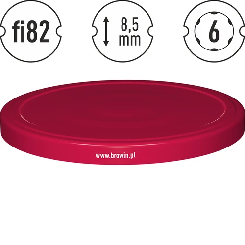 Uzáver fi 82/6 bordo - 10 ks - 4 ['uzávery na poháre', ' uzáver 6 úchytov', ' viečka', ' uzávery', ' bordový uzáver', ' uzáver na pohár', ' viečka na poháre', ' uzáver na pohár', ' uzávery na poháre fi 82', ' uzávery na poháre 6 úchytové', ' uzávery twist off', ' uzávery TO', ' bordové uzávery na poháre', ' uzáver s klikom', ' uzáver na pasterizáciu']