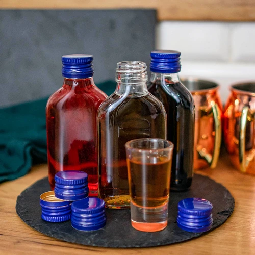 Uzáver na fľaše fi28/18 - mix - 100 ks. - 3 ['uzáver', ' uzávery', ' viečko', ' viečka', ' uzávery na fľaše', ' kovový uzáver', ' uzáver na alkohol', ' farebné uzávery']