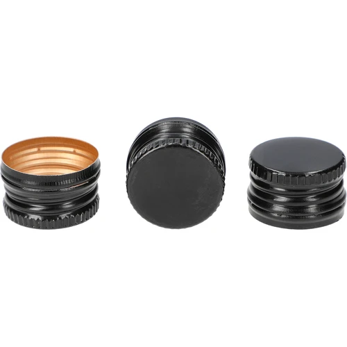 Uzáver na fľaše Ø 28/18 mm - čierny, 8 ks. - 2