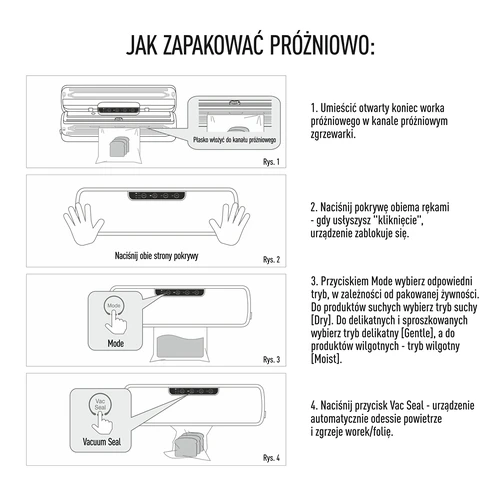 Vákuová zváračka - multifunkčná, čierna - 9 ['vákuové balenie', ' vákuové zváračky', ' skladovanie potravín', ' reliéfne vrecká', ' zváranie vreciek', ' vákuový balič', ' vákuová balička', ' na balenie potravín', ' sada na vákuové balenie', ' fólia na zváračku', ' na mäso', ' na ryby', ' na syry', ' ako predĺžiť trvanlivosť potravín', ' skladovanie jedla doma', ' na darček', ' kuchynské vybavenie', ' praktické kuchynské doplnky', ' efektívna vákuová zváračka']