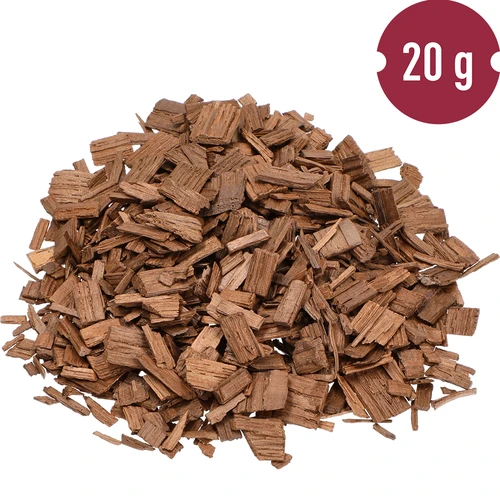 Vanilkové dubové vločky, silne opekané, 20g - 5 ['dubové hobliny', ' silne opekané dubové hobliny', ' dubové vločky', ' vanilkové dubové vločky', ' do alkoholu', ' prísady do alkoholu', ' príchute']