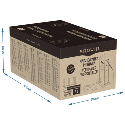 Vertikálna plnička premium 3 L - 13 ['plnička na klobásy', ' vertikálna plnička', ' najlepšia plnička na klobásy', ' stroj na klobásy', ' stroj na výrobu klobás', ' stroj na výrobu klobás', ' súprava na výrobu klobás', ' plnička na klobásy', ' mäsová plnička', ' vertikálna plnička', ' lieviky na plničky', ' inovatívna mäsová plnička', ' plnička na 3 L', ' domáca výroba klobás', ' domáca plnička']