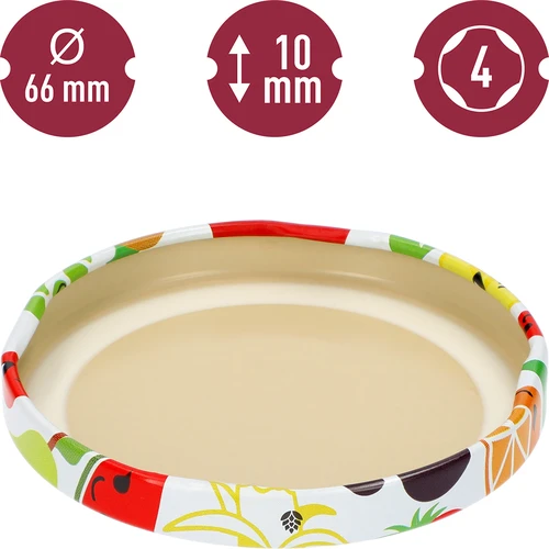 Viečko fi 66/4 ovocie - 10 ks - 4 ['uzávery', ' viečka', ' viečko', ' uzáver na pohár', ' uzávery na poháre', ' viečka na poháre', ' viečko na pohár', ' uzávery', ' uzáver', ' viečko', ' viečka', ' viečko na pohár', ' viečka na poháre', ' viečko pohára', ' netypické viečka na poháre', ' viečka na poháre s klikom', ' uzávery', ' uzávery na poháre fi 66', ' uzávery fi 66', ' uzávery fi66', ' viečka twist off', ' viečka TO']