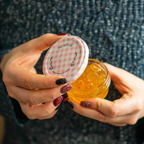 Viečko fi 66 mriežka - 10 ks. - 15 ['na zaváranie', ' na poháre', ' viečko', ' viečka', ' na zaváranie', ' domáci džem', ' uzáver', ' uzávery', ' fi 66', ' fi66']