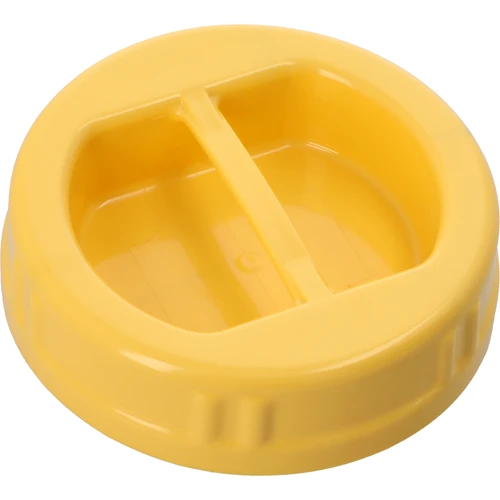 Plastové viečko TO fi 100 mm, žlté, s úchytom, na sklenené poháre