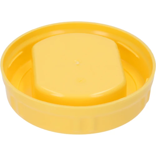 Plastové viečko TO fi 100 mm, žlté, s úchytom, na sklenené poháre - 2
