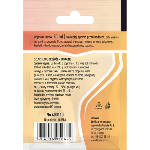 Vínne kvasnice Bordeaux, 20 ml - 2 ['kvasnice bordeaux', ' kvasnice na víno', ' kvasnice do vína', ' vínne kvasnice v tekutine', ' kvasnice v tekutine', ' kvasnice v tekutine do vína', ' kvasnice do červeného vína', ' kvasnice do bieleho vína', ' domáce víno']