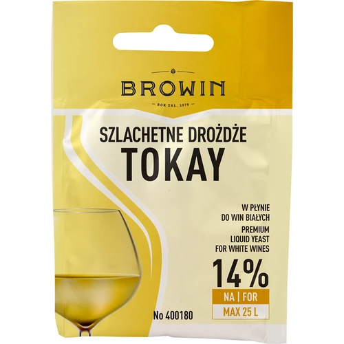 Vínne kvasnice Tokay, 20 ml  - 1 ['kvasnice tokay', ' vínne kvasnice', ' vínne kvasnice tokay', ' kvasnice na víno', ' kvasnice na víno v tekutine', ' kvasnice v tekutine', ' kvasnice v tekutine na víno', ' kvasnice na biele víno', ' kvasnice na jablká']