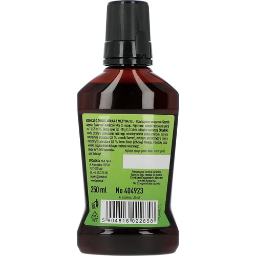 VLEYTO Mäta & Jablko – chuťová esencia s prírodnými arómami, 250 ml - 2 ['chuťové esencie', ' chuťové prísady', ' chuťové esencie do alkoholov', ' chuťové prísady do nápojov', ' esencie do drinkov', ' esencie do nápojov', ' esencie s prírodnými arómami', ' aromatizácia nápojov', ' esencie browin', ' nové esencie', ' hit v chuťových esenciách', ' domáca výroba nápojov', ' chuťové drinky na párty', ' 100% prírodných aróm', ' chuťové koktaily', ' prísada na 10 litrov', ' esencia na 10 L', ' do drinkov a nápojov', ' koncentrát chuti', ' arómy do alkoholu', ' chute do drinkov', ' prírodné esencie', ' prírodné arómy', ' stačí na veľa', ' novinka', ' must have']