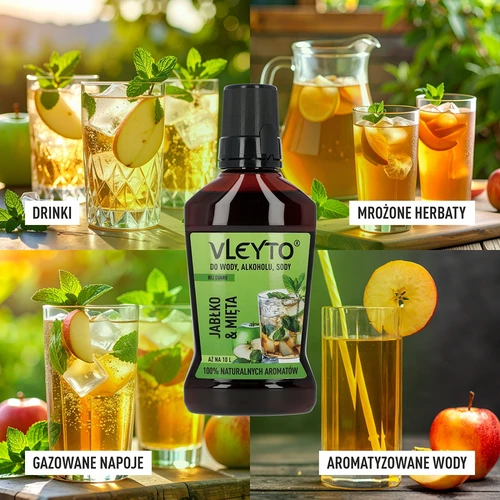 VLEYTO Mäta & Jablko – chuťová esencia s prírodnými arómami, 250 ml - 7 ['chuťové esencie', ' chuťové prísady', ' chuťové esencie do alkoholov', ' chuťové prísady do nápojov', ' esencie do drinkov', ' esencie do nápojov', ' esencie s prírodnými arómami', ' aromatizácia nápojov', ' esencie browin', ' nové esencie', ' hit v chuťových esenciách', ' domáca výroba nápojov', ' chuťové drinky na párty', ' 100% prírodných aróm', ' chuťové koktaily', ' prísada na 10 litrov', ' esencia na 10 L', ' do drinkov a nápojov', ' koncentrát chuti', ' arómy do alkoholu', ' chute do drinkov', ' prírodné esencie', ' prírodné arómy', ' stačí na veľa', ' novinka', ' must have']