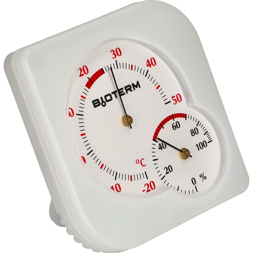Vnútorný bimetalický teplomer s vlhkomerom (-20 do +50°C), biely - 2 ['vnútorný teplomer', ' izbový teplomer', ' teplomer do vnútra', ' domáci teplomer', ' teplomer', ' izbový teplomer', ' teplomer čitateľná stupnica', ' teplomer s vlhkomerom', ' bimetalický teplomer', ' bimetalický teplomer s vlhkomerom', ' dobrý teplomer']