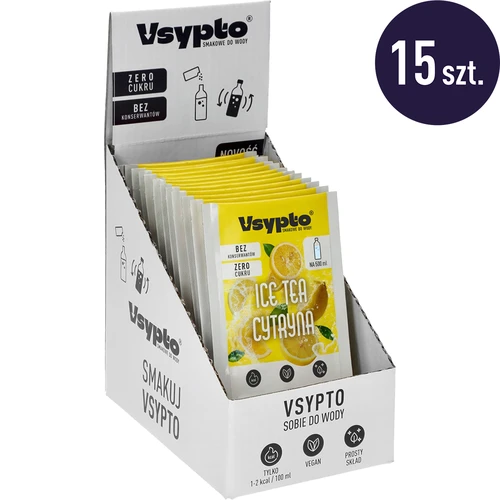 Vsypto Ice Tea Citrón – balenie 15x3 g - 2