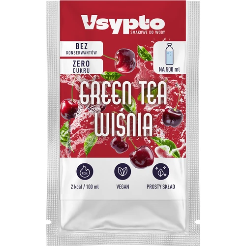 VSYPTO s príchuťou Green Tea Čerešňa, 3 g - 2