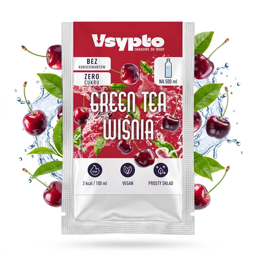 VSYPTO s príchuťou Green Tea Čerešňa, 3 g