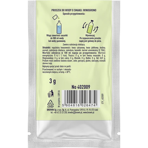 VSYPTO s príchuťou hrozna, 3 g - 3