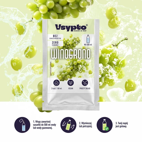 VSYPTO s príchuťou hrozna, 3 g - 5
