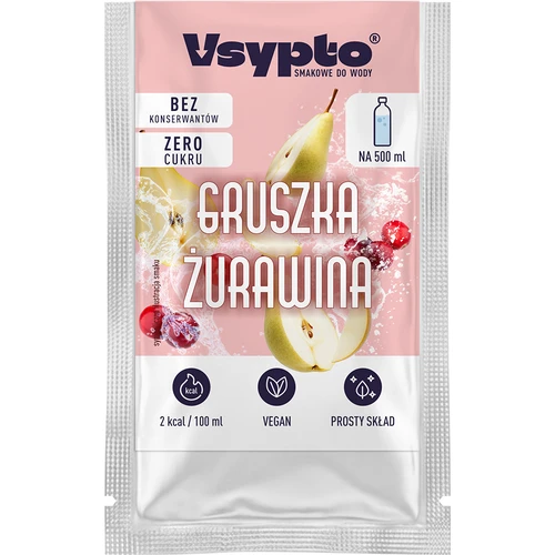 VSYPTO s príchuťou Hruška Brusnica, 3 g - 2