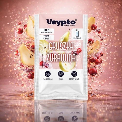 VSYPTO s príchuťou Hruška Brusnica, 3 g