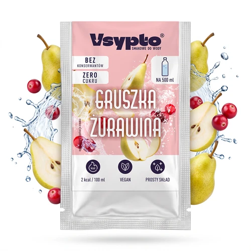 VSYPTO s príchuťou Hruška Brusnica, 3 g