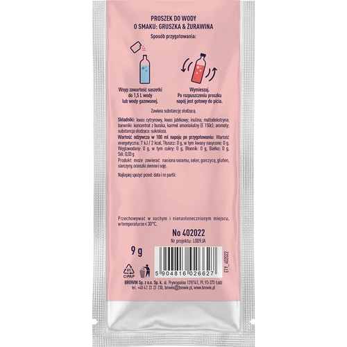 VSYPTO s príchuťou Hruška Brusnica, 9 g - 3