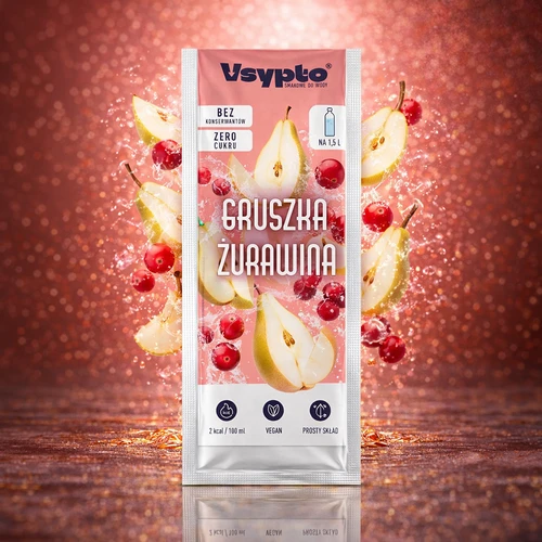 VSYPTO s príchuťou Hruška Brusnica, 9 g