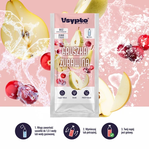 VSYPTO s príchuťou Hruška Brusnica, 9 g - 5