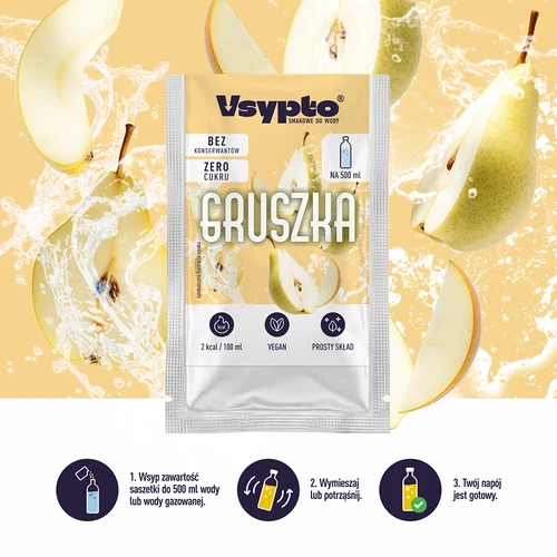 VSYPTO s príchuťou hrušky, 3 g - 5