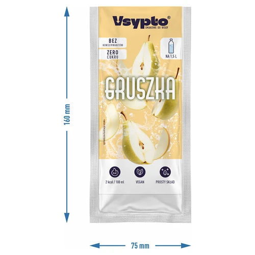 Vsypto s príchuťou hrušky, 9 g - 4