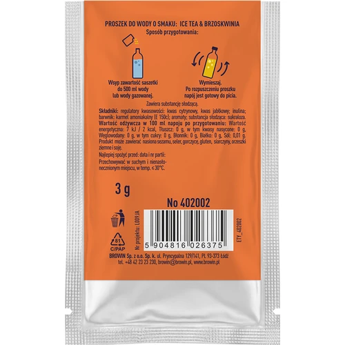 VSYPTO s príchuťou Ice Tea Broskyňa, 3 g - 3