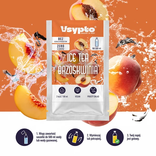 VSYPTO s príchuťou Ice Tea Broskyňa, 3 g - 5