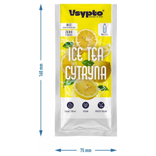 VSYPTO s príchuťou Ice Tea Citrón, 9 g - 4