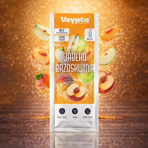 Vsypto s príchuťou Jablko Broskyňa, 9g