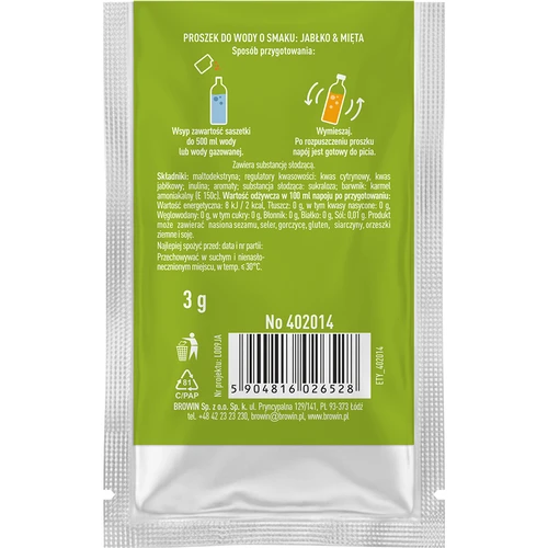 VSYPTO s príchuťou Jablko Mäta, 3 g - 3