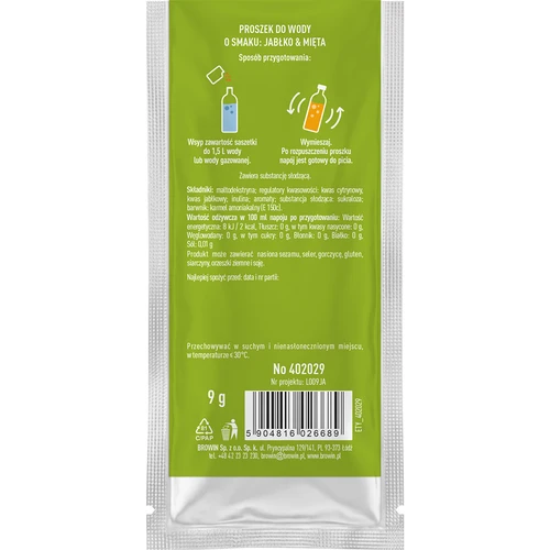 VSYPTO s príchuťou Jablko Mäta, 9 g - 3