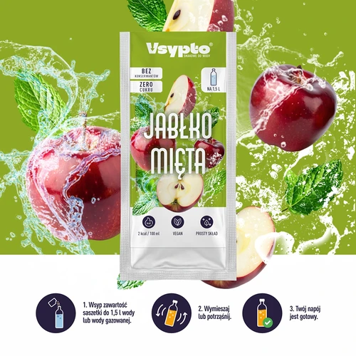VSYPTO s príchuťou Jablko Mäta, 9 g - 5