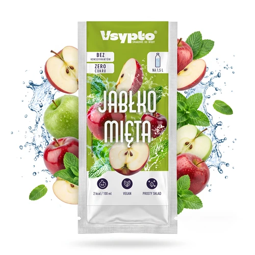VSYPTO s príchuťou Jablko Mäta, 9 g