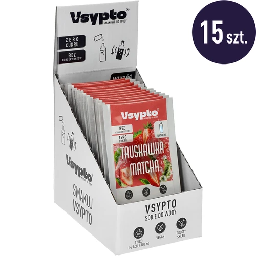 VSYPTO s príchuťou Jahoda Matcha, 3 g - 9
