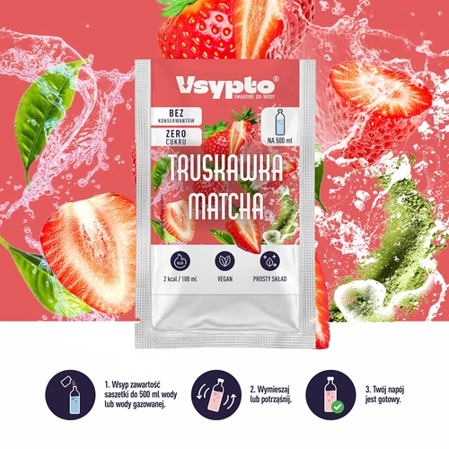VSYPTO s príchuťou Jahoda Matcha, 3 g - 5