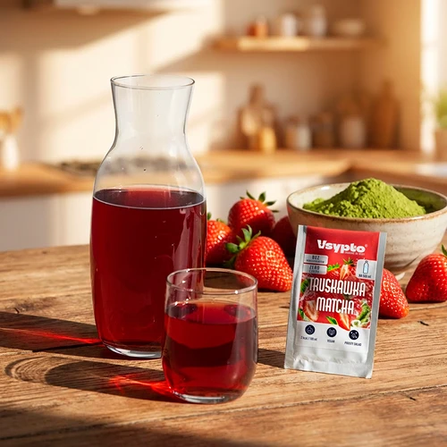 VSYPTO s príchuťou Jahoda Matcha, 3 g - 8